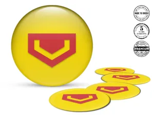 Vossen Dome Sticker Ausgabe Hochwertige Auto-Labels